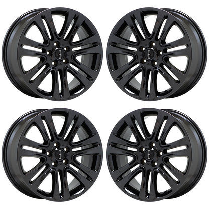 18" Lincoln MKZ Black Chrome wheels rims Factory OEM set 4 3952