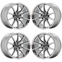Load image into Gallery viewer, EXCHANGE 19x10.5 19x11 Mustang GT350 PVD Chrome wheels Factory OEM 10053 10054
