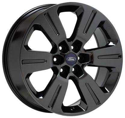 22" Ford F150 Truck Black Chrome wheels rims Factory OEM set 4 10064