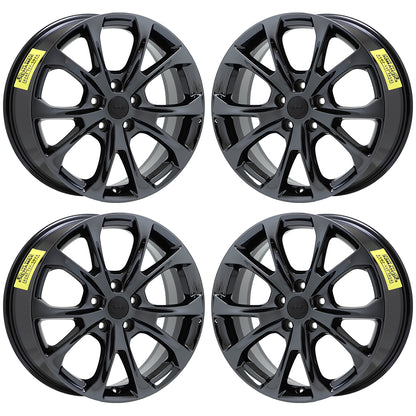 20" Jeep Grand Cherokee Summit Black Chrome wheels rims OEM 9212 9213 EXCHANGE