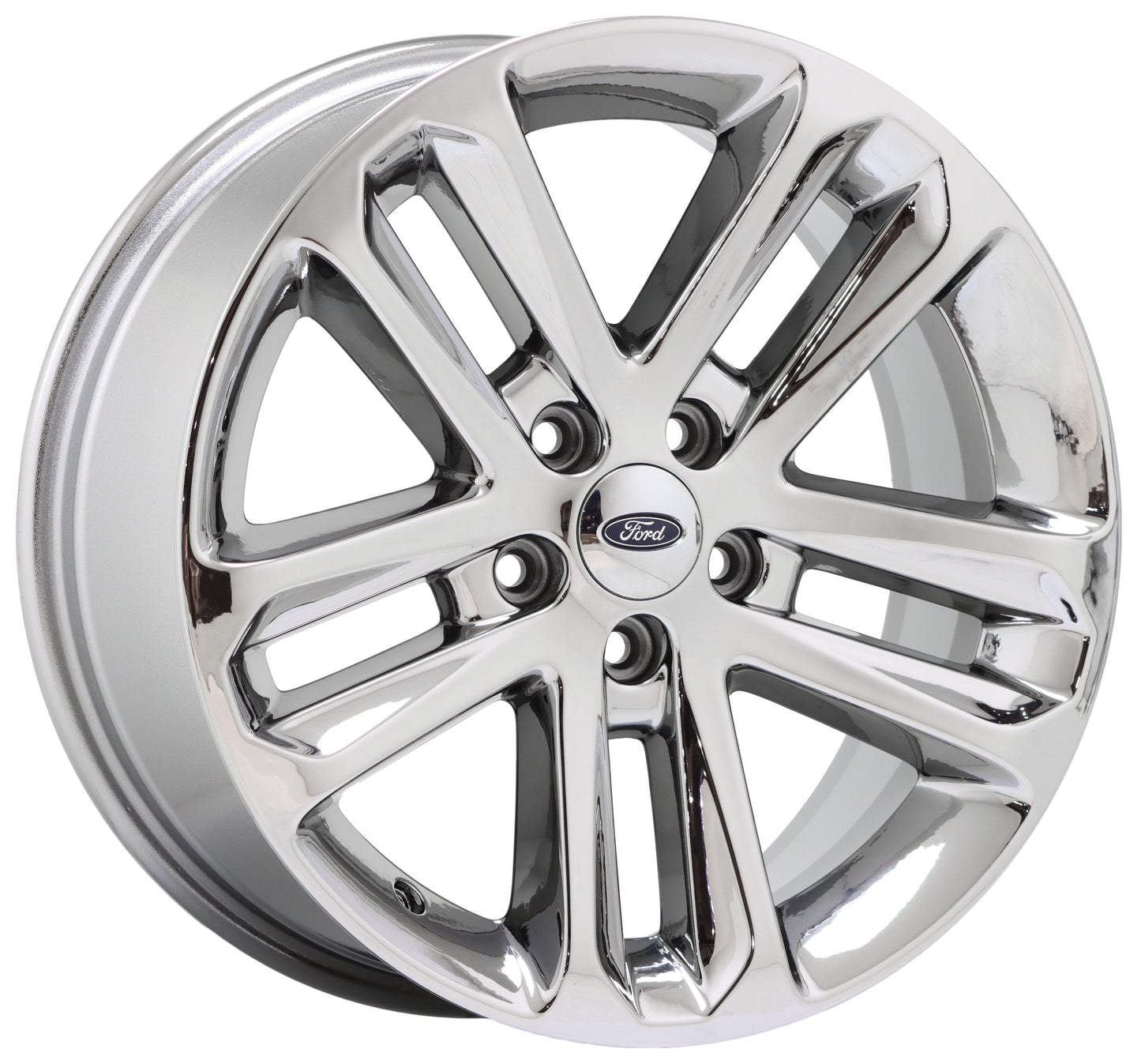 18" Ford Explorer Bright Chrome wheels rims Factory OEM set 3859