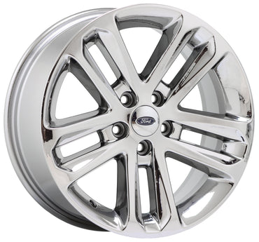 18" Ford Explorer Bright Chrome wheels rims Factory OEM set 3859