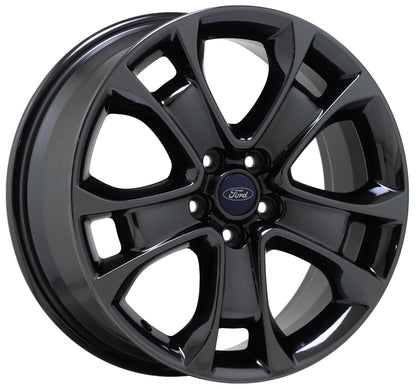 18" Ford Escape Black Chrome wheels rims Factory OEM set 3946 EXCHANGE