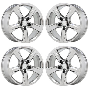 20x8.5 20x9.5 Camaro SS PVD Chrome wheels rims Factory OEM set 4 5760 5764