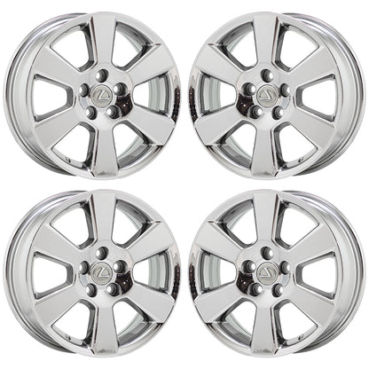 17" Lexus RS330 RS350 RX400 Bright Chrome wheels rim Factory OEM 74170 EXCHANGE