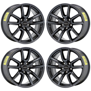 20x10 Dodge Durango SRT Black Chrome wheels rims Factory OEM 20" set 4 2626