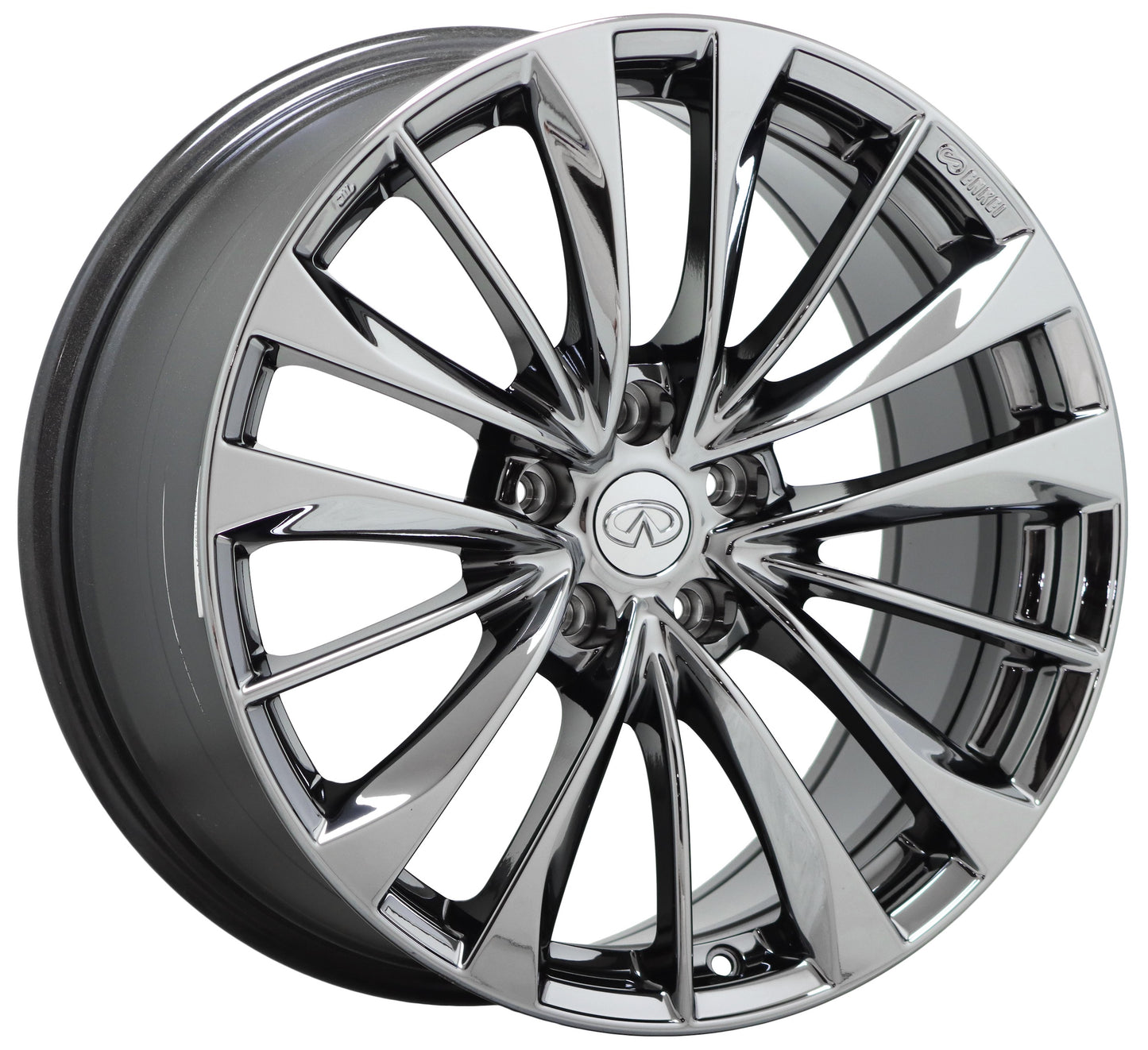 19x9" Infiniti G37 Q60 Bright Chrome wheel rim Factory OEM (Rear) 73756