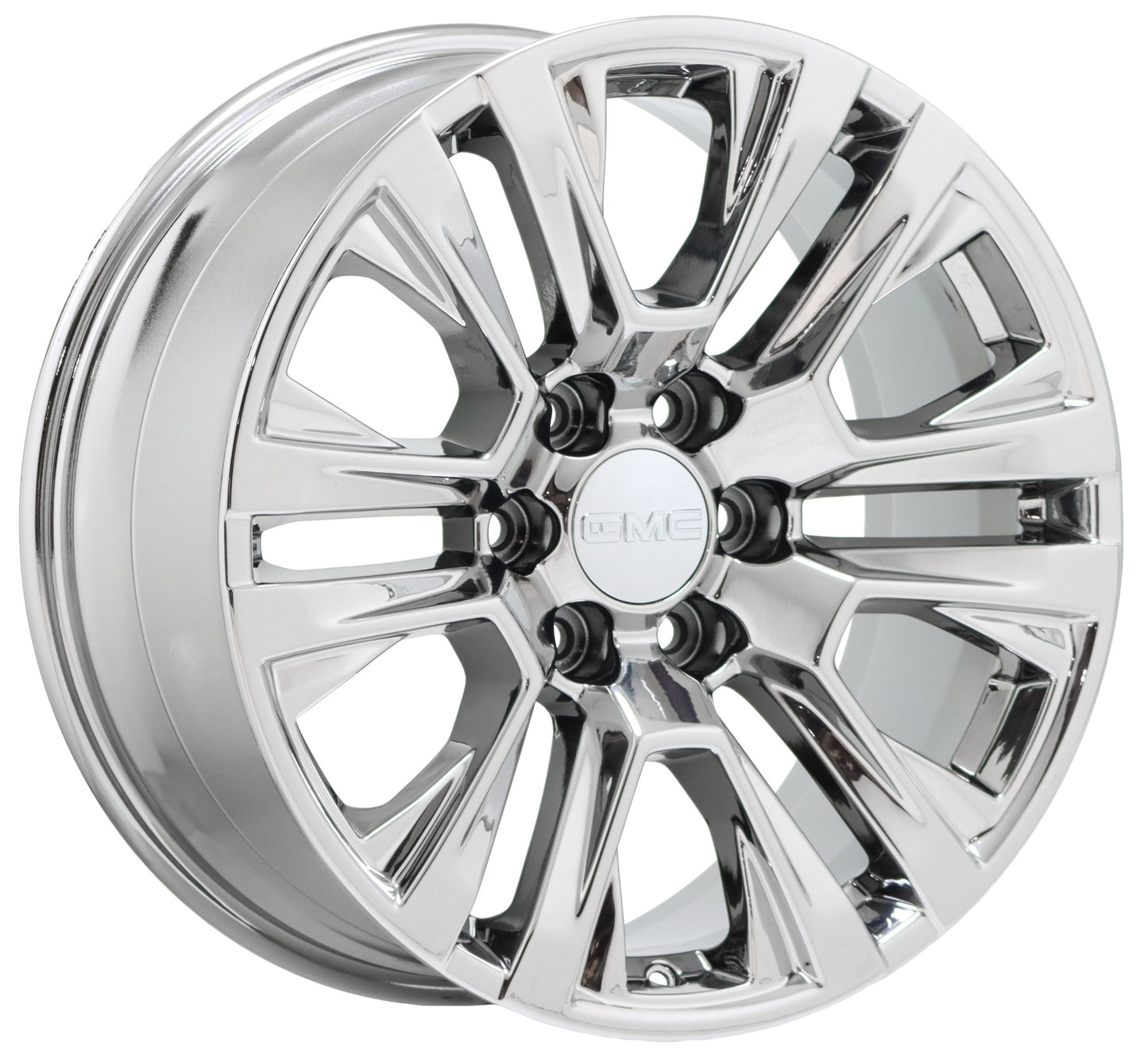 20" GMC Sierra Yukon 1500 Bright Chrome wheels rims Factory OEM set 5917