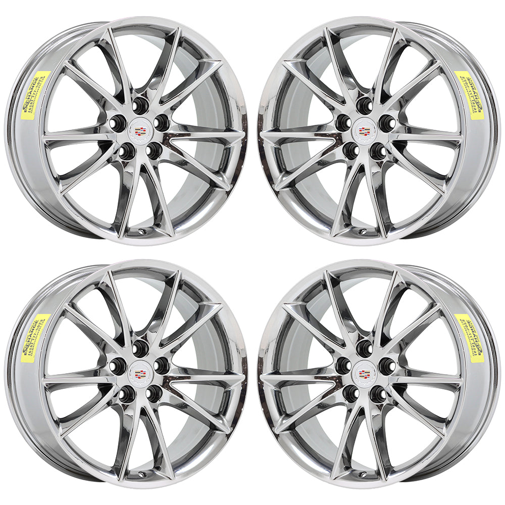 20" Cadillac XTS Bright Chrome wheels rims Factory OEM GM set 4698