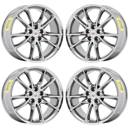 20" Cadillac XTS Bright Chrome wheels rims Factory OEM GM set 4698