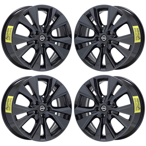 18" Nissan Murano Black Chrome wheels rims Factory OEM 2015-2020 set 4 62706