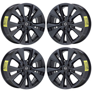 18" Nissan Murano Black Chrome wheels rims Factory OEM 2015-2020 set 4 62706