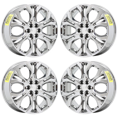 20" Buick Enclave Bright Chrome wheels rims Factory OEM 2018-2021 set 5851
