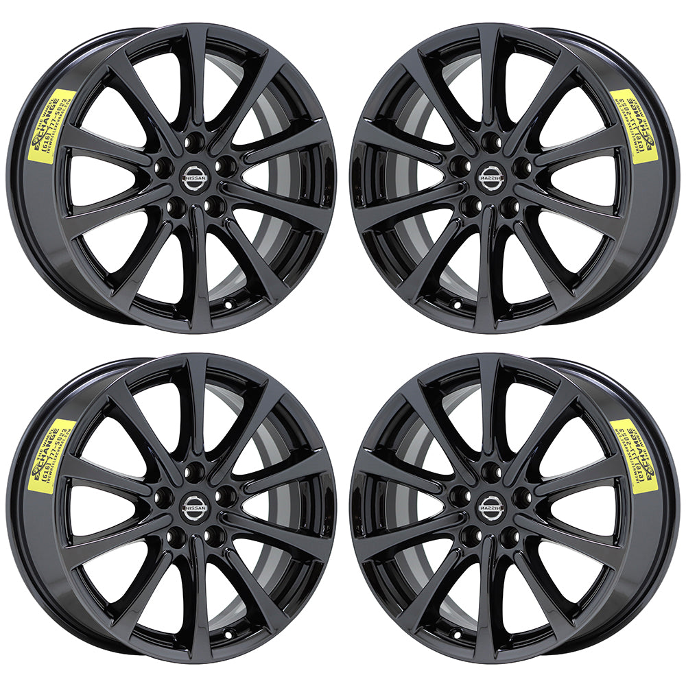 18" Nissan Murano Black Chrome wheels rims Factory OEM 2017 2018 2019 2020 set 4