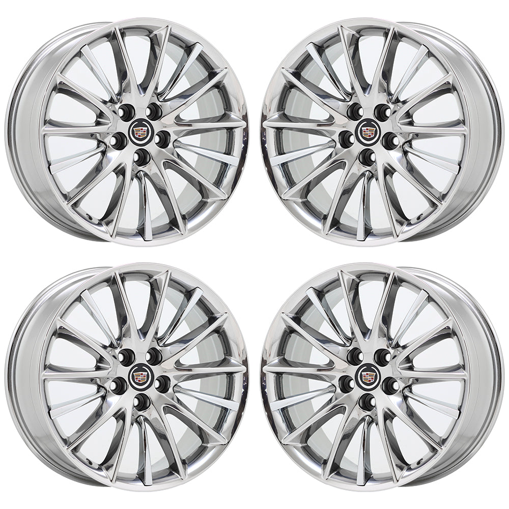 20" Cadillac XTS Bright Chrome wheels rims Factory OEM GM set 4699 EXCHANGE