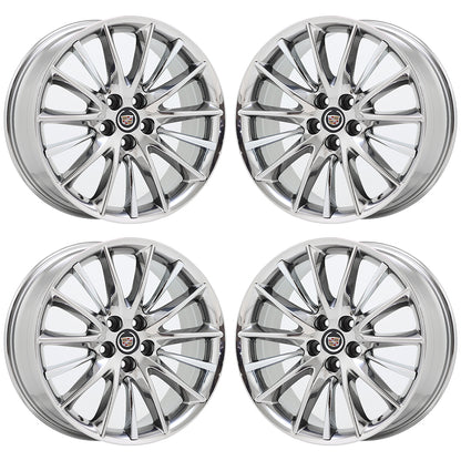 20" Cadillac XTS Bright Chrome wheels rims Factory OEM GM set 4699 EXCHANGE