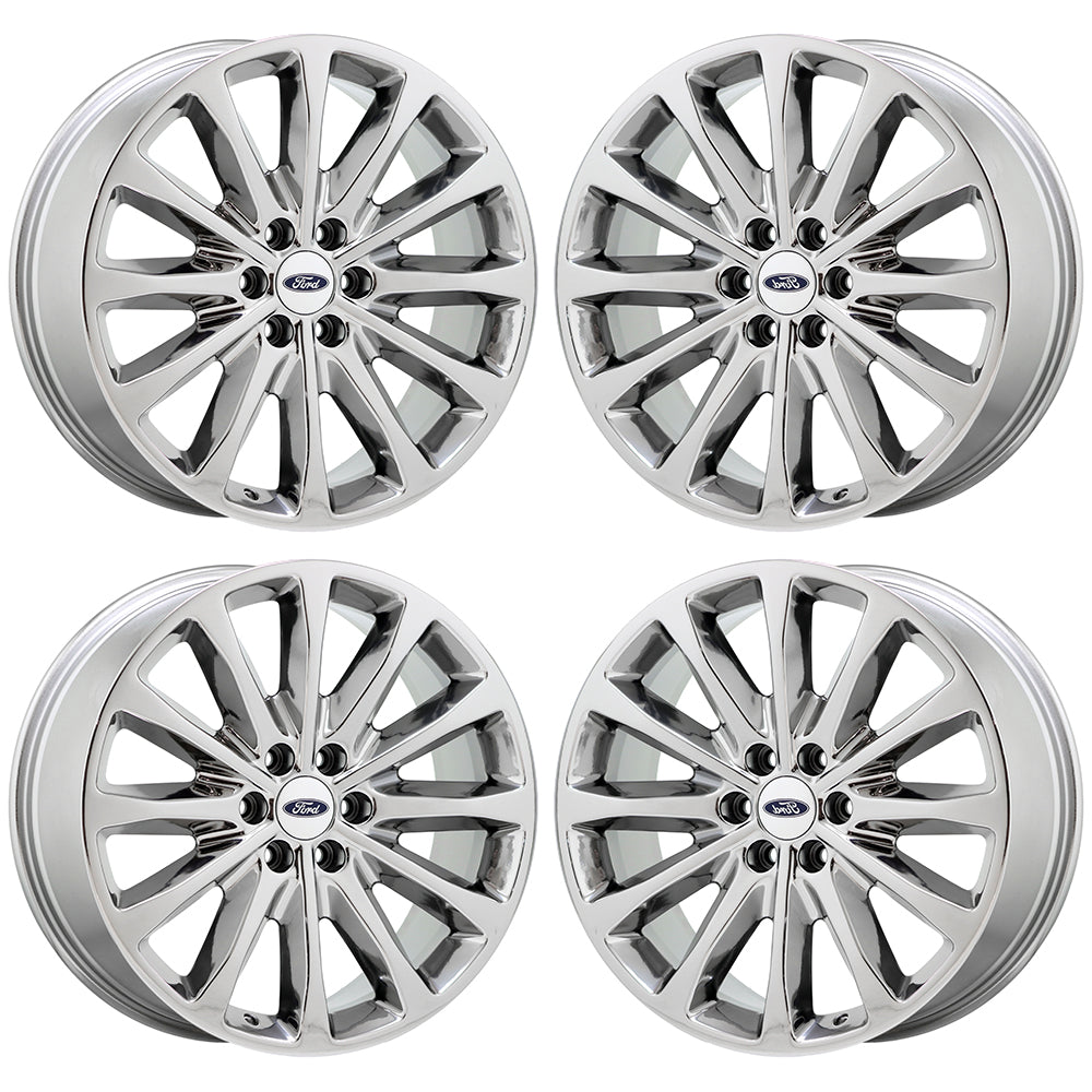 22" Ford F150 Limited Bright Chrome wheels rims Factory OEM set 10174 EXCHANGE
