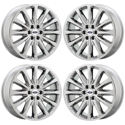 22" Ford F150 Limited Bright Chrome wheels rims Factory OEM set 10174