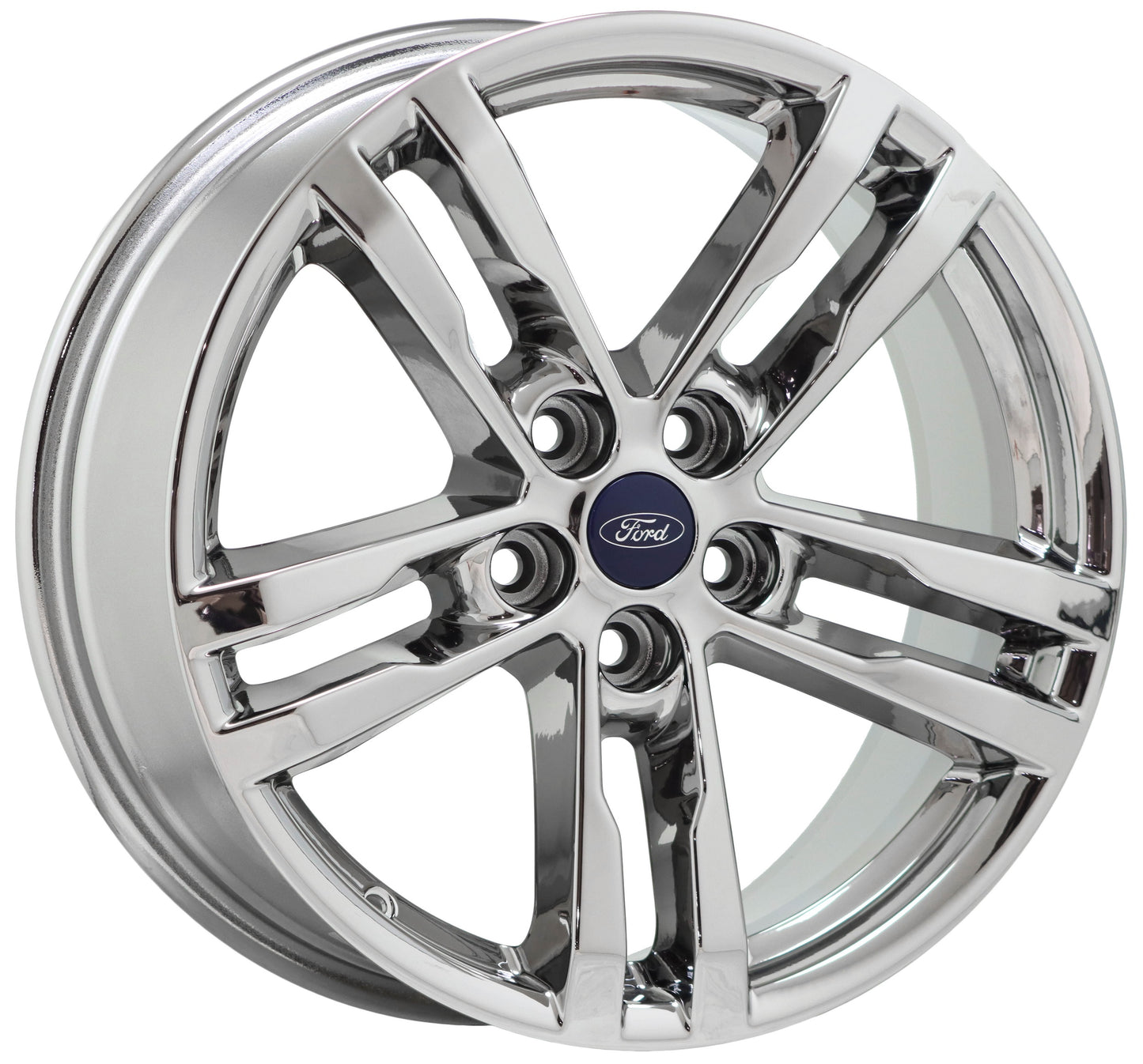 18" Ford Explorer Bright Chrome wheels Factory OEM set 10266 EXCHANGE