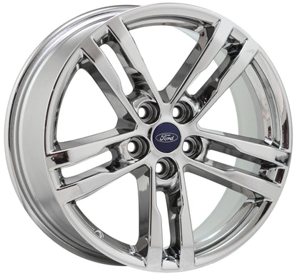 18" Ford Explorer Bright Chrome wheels Factory OEM set 10266 EXCHANGE