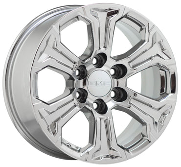 18" GMC Sierra Yukon 1500 Bright Chrome wheels rims Factory OEM set 5910