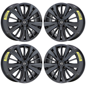 18" Nissan Pathfinder Black Chrome wheels rims Factory OEM 2017 2018 2019 set 4