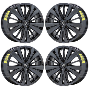 18" Nissan Pathfinder Black Chrome wheels rims Factory OEM 2017 2018 2019 set 4