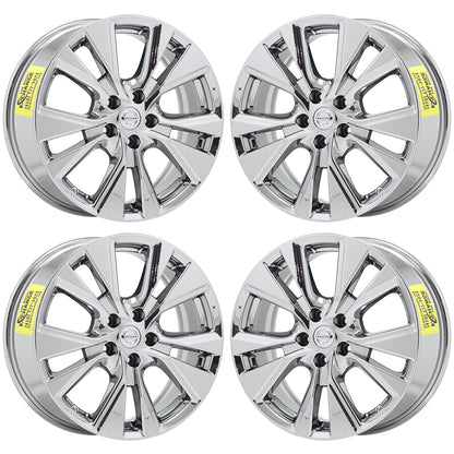 18" Nissan Murano Bright Chrome wheels rims Factory OEM 2015-2021 set 4 62706