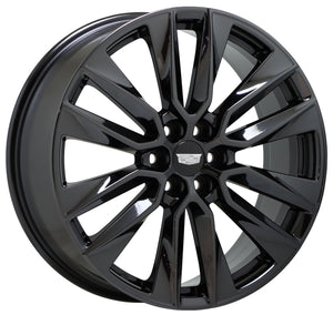 EXCHANGE 21" Cadillac XT6 Black Chrome wheels rims Factory OEM GM set 4 4851