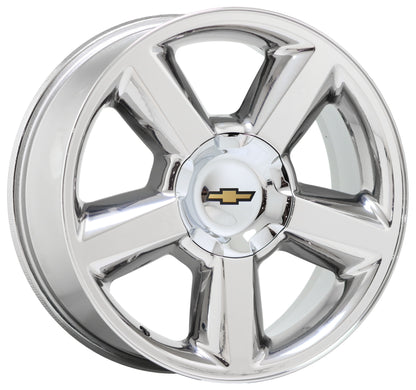 20" Silverado Tahoe Suburban Bright Chrome wheels rims Factory OEM 5308 EXCHANGE