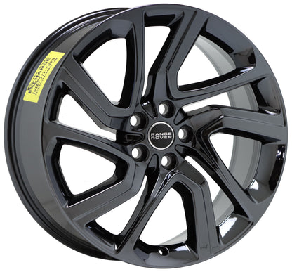 21x9.5 Range Rover Sport Black Chrome wheels rims Factory OEM set 72311