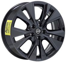 Load image into Gallery viewer, 18&quot; Nissan Murano Black Chrome wheels rims Factory OEM 2015-2020 set 4 62706
