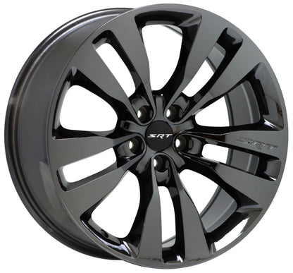 20" Charger Challenger SRT Black Chrome wheels rims Factory OEM 2436 EXCHANGE