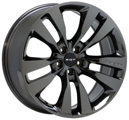 20" Charger Challenger SRT Black Chrome wheels rims Factory OEM 2436 EXCHANGE