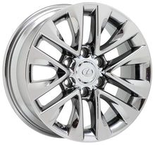 Load image into Gallery viewer, EXCHANGE 18&quot; Lexus GX460 PVD Chrome wheels rims Factory OEM set 74297
