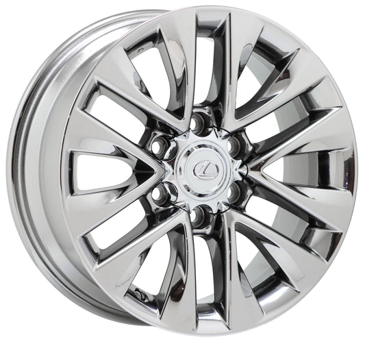 18" Lexus GX460 Bright Chrome wheel rim Factory OEM 74297
