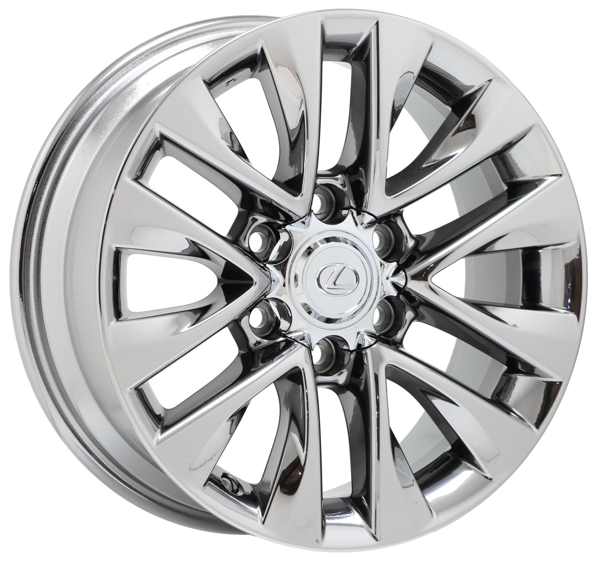 18" Lexus GX460 Bright Chrome wheels rims Factory OEM set 4 74297