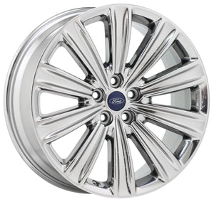20" Ford Explorer PVD Chrome wheels rims Factory OEM set 4 2020 2021 10269