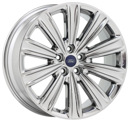 20" Ford Explorer Bright Chrome wheels rims Factory OEM set 10269 EXCHANGE