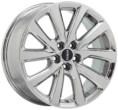 18" Lincoln Continental Bright Chrome wheels rims Factory OEM 10087 EXCHANGE