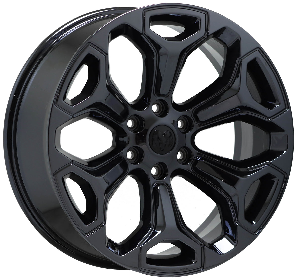 22" Dodge Ram 1500 Truck Black Chrome wheels rims Factory OEM set 2685 2727