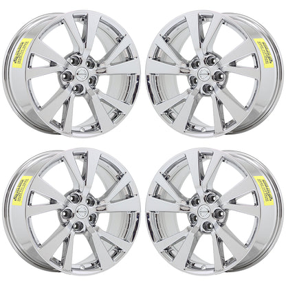 18" Nissan Maxima Bright Chrome Bright wheels rims Factory OEM set 4 62721
