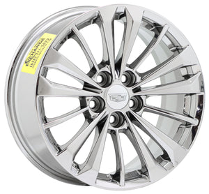 18" Cadillac CT6 PVD Chrome wheels rims Factory OEM  set 4761 4815