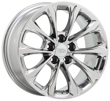 18" Cadillac CT5 CTS Premium Luxury Bright Chrome wheels rims OEM set 4837