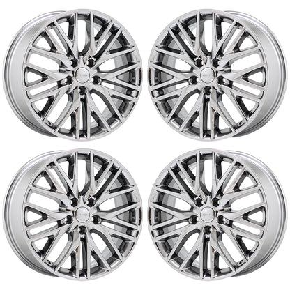 20" Jeep Grand Cherokee Summit Bright Chrome wheels rims Factory OEM set 9170
