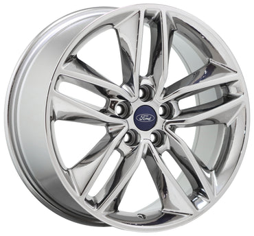 18" Ford Edge Bright Chrome wheels rims Factory OEM set 10043