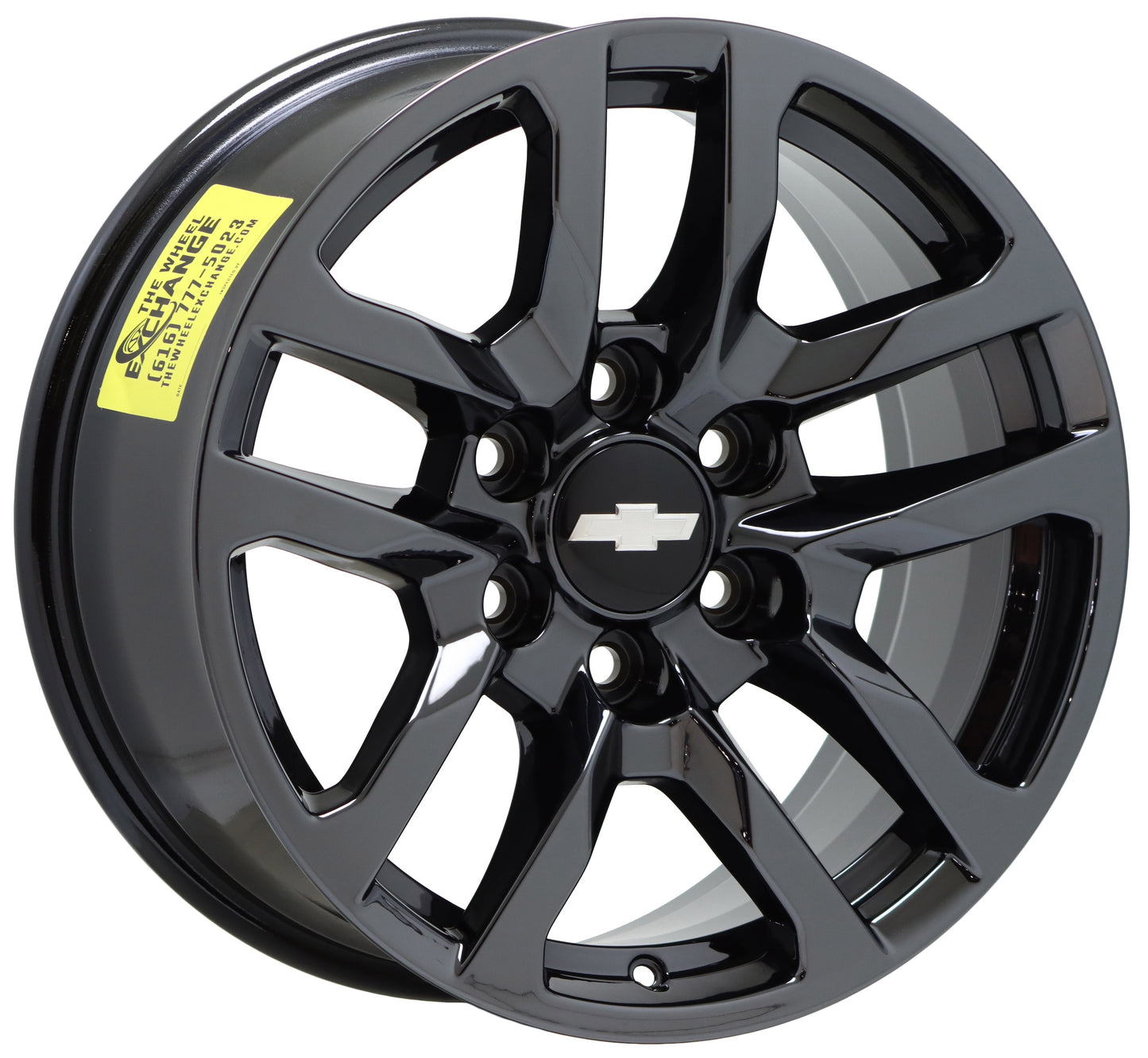 18" Chevrolet Silverado 1500 Black Chrome wheels rims Factory OEM 5912 EXCHANGE