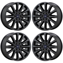 Load image into Gallery viewer, 22&quot; Ford F150 Platinum Black Chrome wheels rims Factory OEM set 10174 EXCHANGE
