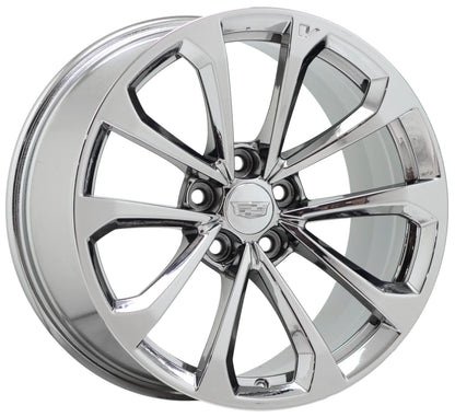 18" Cadillac ATS-V Coupe Bright Chrome wheels Factory OEM GM 4766 4768 EXCHANGE