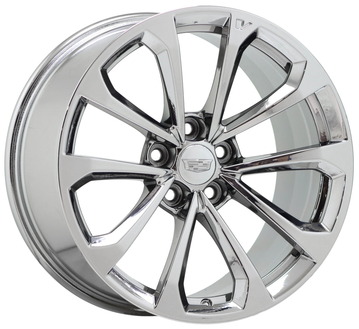 18" Cadillac ATS-V Coupe Bright Chrome wheels Factory OEM GM 4766 4768 EXCHANGE